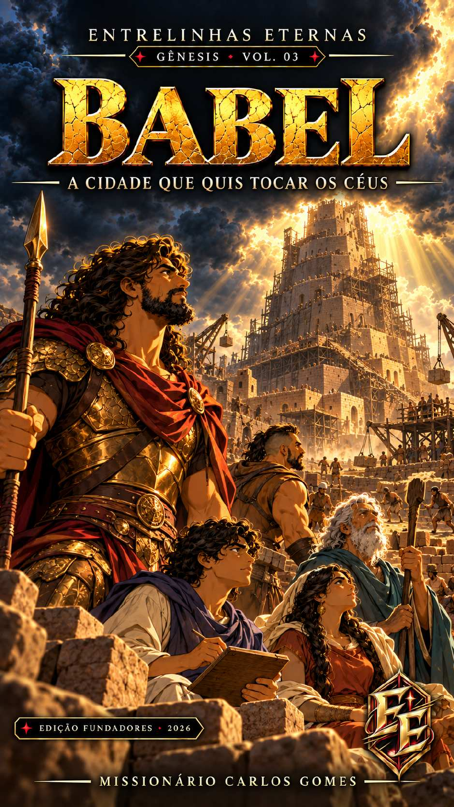 Capa oficial de Gênesis Volume 3: Babel